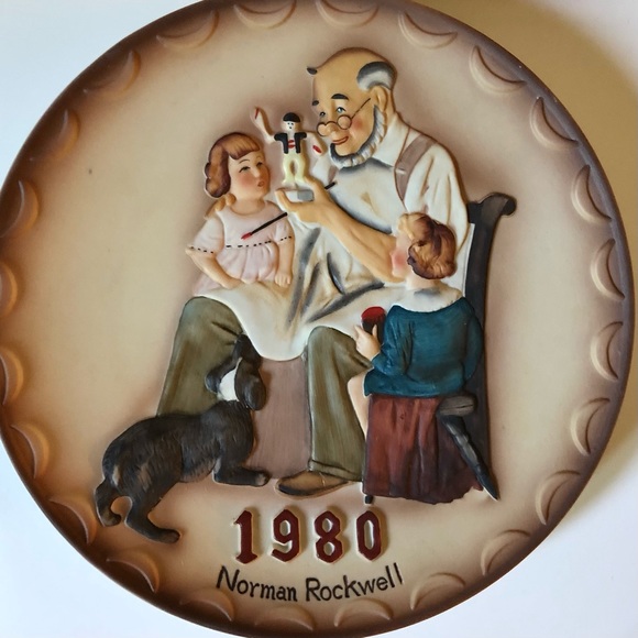 Norman Rockwell 1980 First Annual Collector Plate “The Toymaker” - Picture 1 of 2